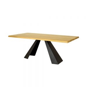 Stôl kovovo - dubový ST370