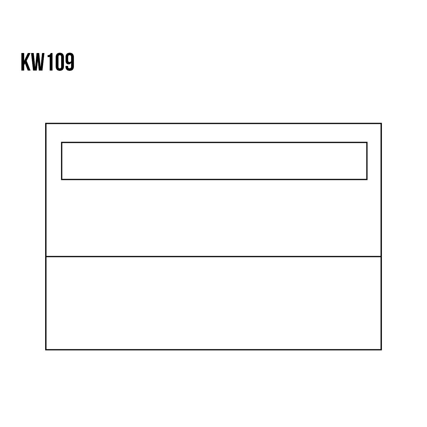 Vitrína borovicová KW109 - prírodný, S92, V86, H47