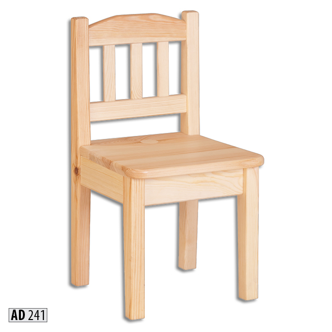 Detská drevená stolička AD241 - jelša, V30