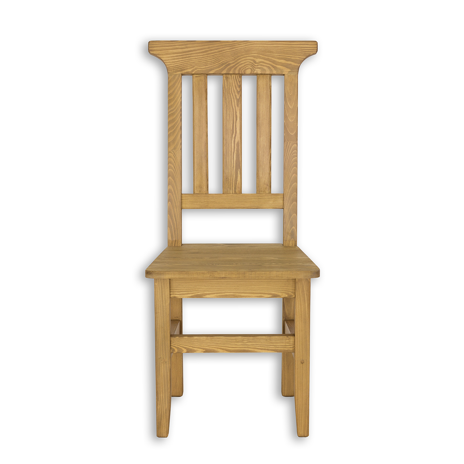 Borovicová stolička KT704 - svetlý vosk, S46, V105, H52