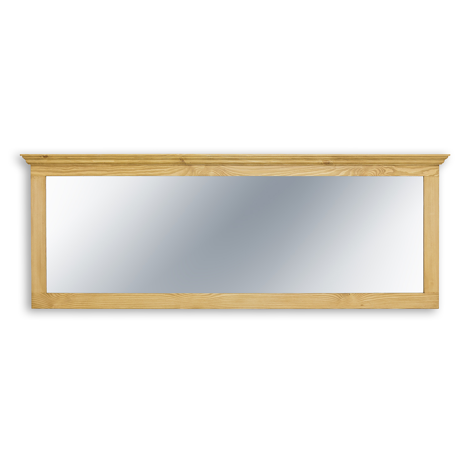 Zrkadlo z borovice LA702 - bezfarebný vosk, S170, V60