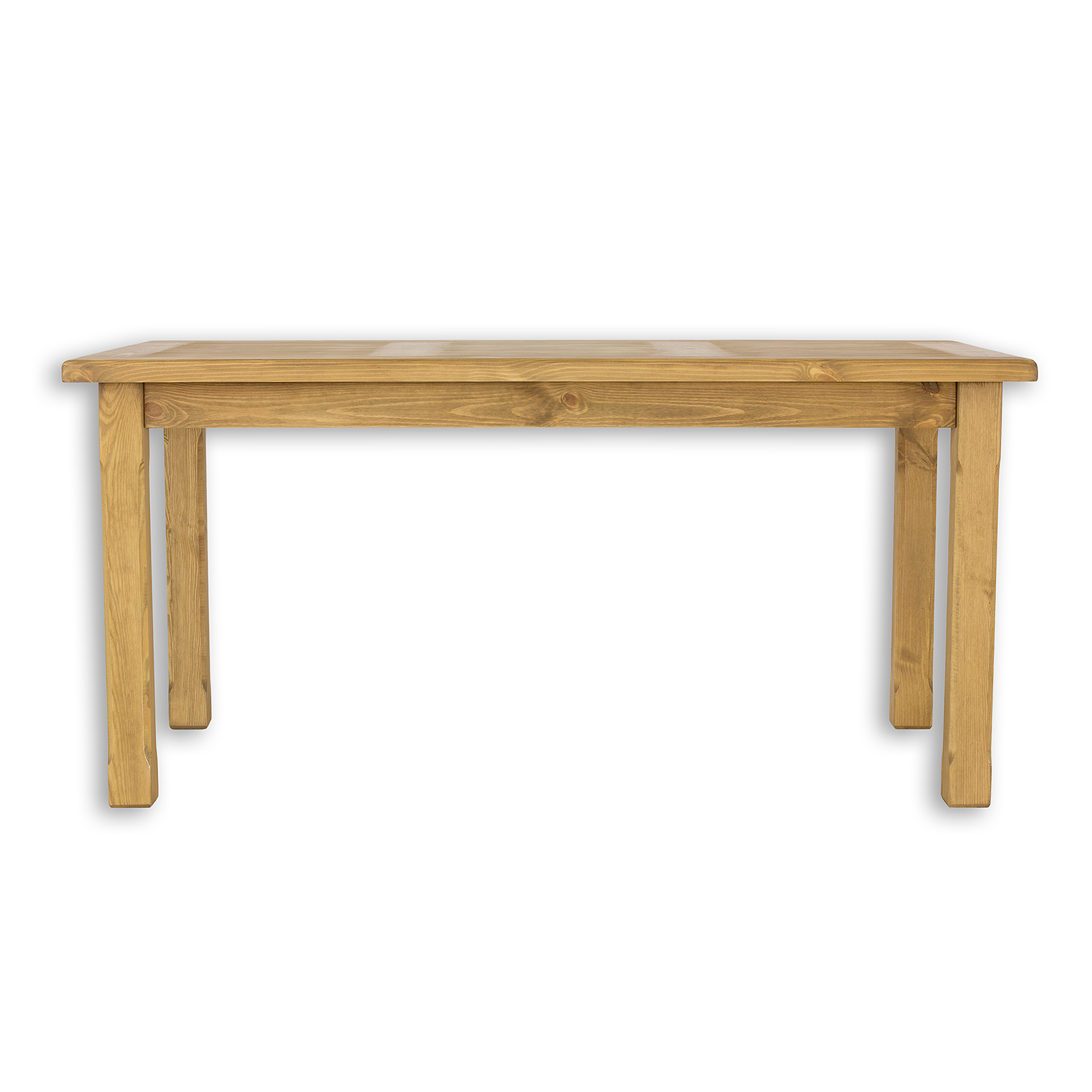Borovicový stôl ST701 - svetlý vosk, S180, V76, H90, Liate lamely