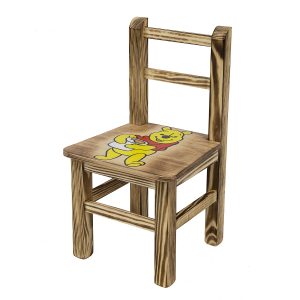 Detská drevená stolička AD230 - Macko POOH