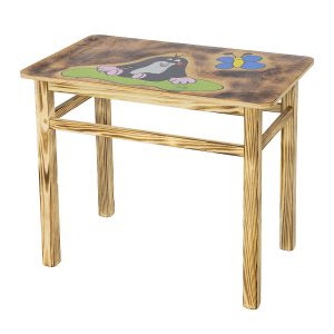 Detský drevený stolík AD232 - Krtko