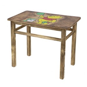 Detský drevený stolík AD232 - Macko POOH